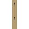 Ekena Millwork 2 1/2"W x 8"D x 14"H Large Rockport Wood Corbel, Alder CORW03X08X14RKAL - alternate 3